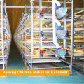 Automatic poultry cage for broiler raising